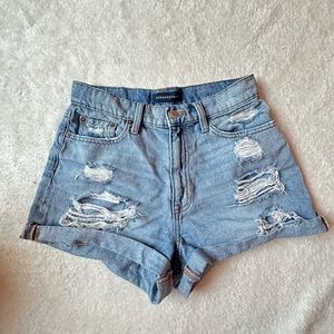 High rise curvy mom jean aeropostale short